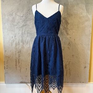 BB Dakota Elegant Lace Boho Bohemian Flapper Dress Wmn’s Sz 0